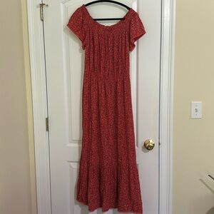 Old Navy maxi peasant style dress, size M